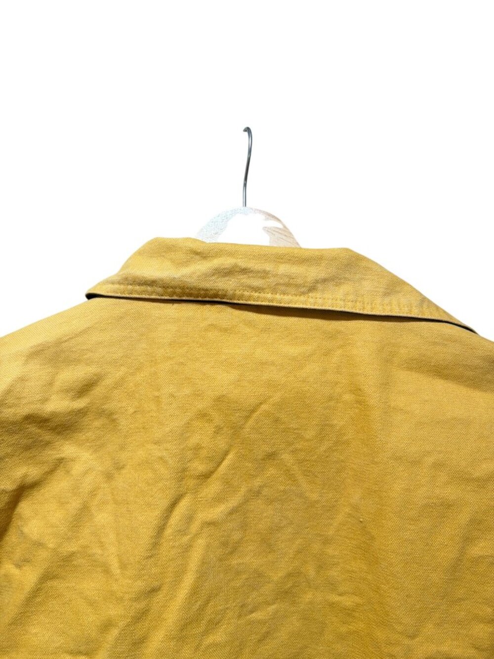 Lewis Creek Vintage 90's Yellow Duck Canvas Plaid Lined Harrington Bomber Jacket - Picture 9 of 10